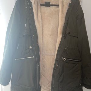 Hooded Parka lined with fur